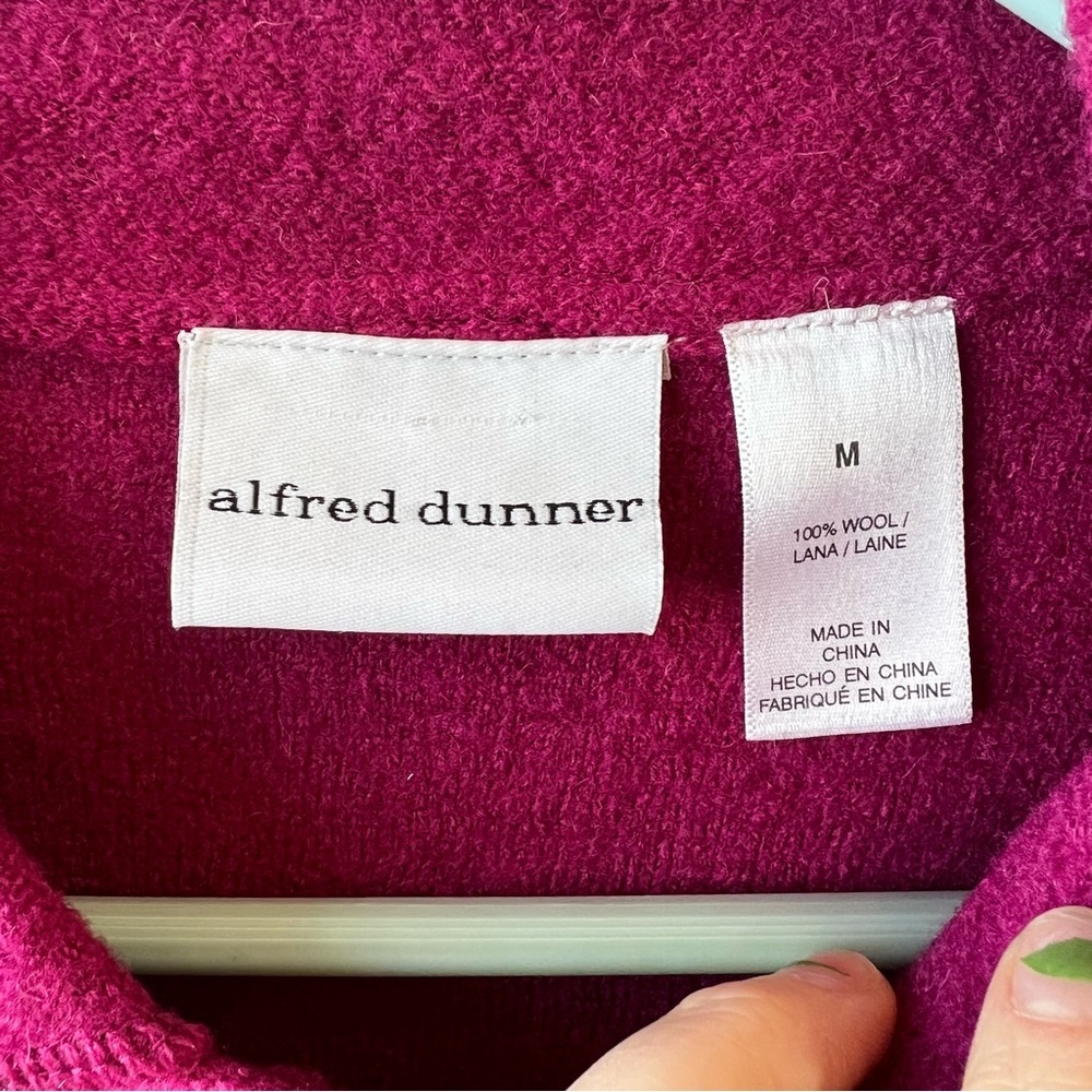 Alfred Dunner Vibrant Pink Teddy Jacket - Picture 3 of 5